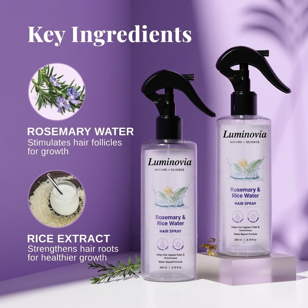 Rosemary Rice Water Volumizing Hair Spray