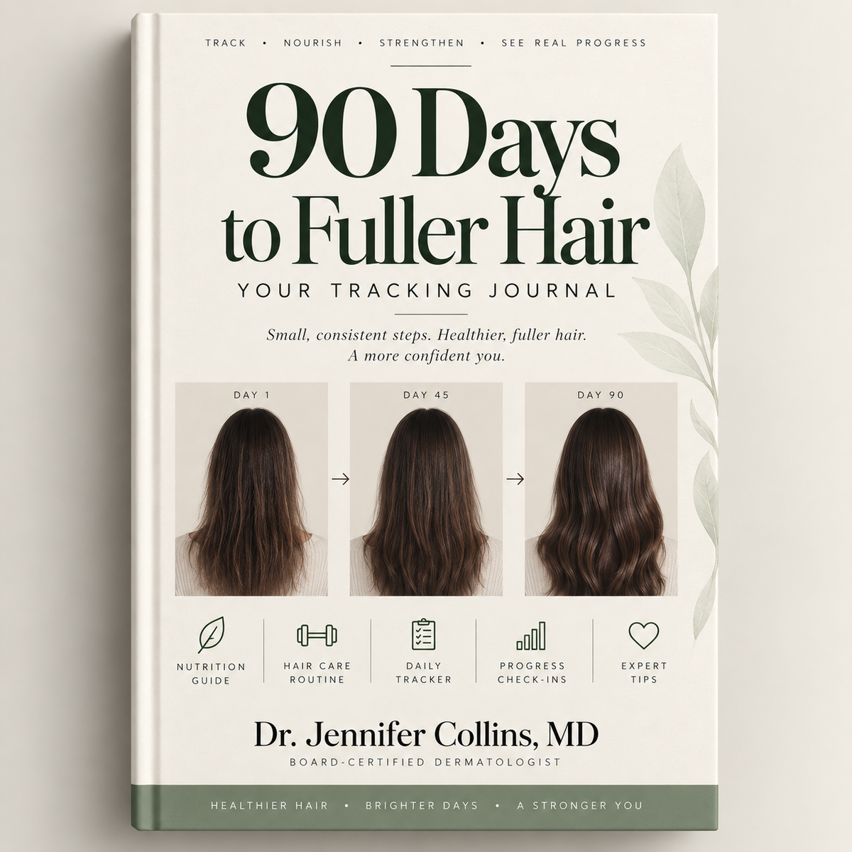90 Days Hair Tracking Journal