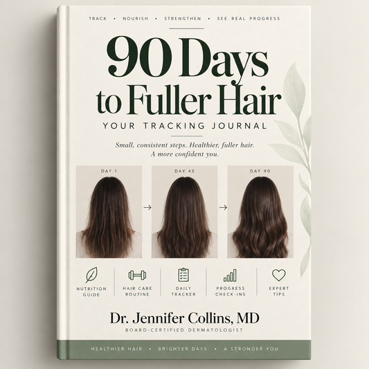 90 Days Hair Tracking Journal